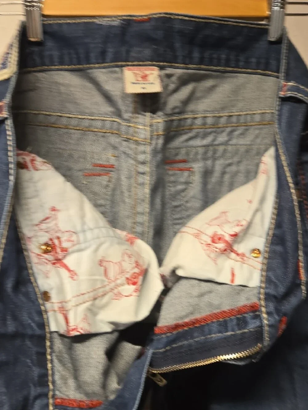 True Religion Dark Blue Women's Straight Leg Jeans - Picture 4 of 5